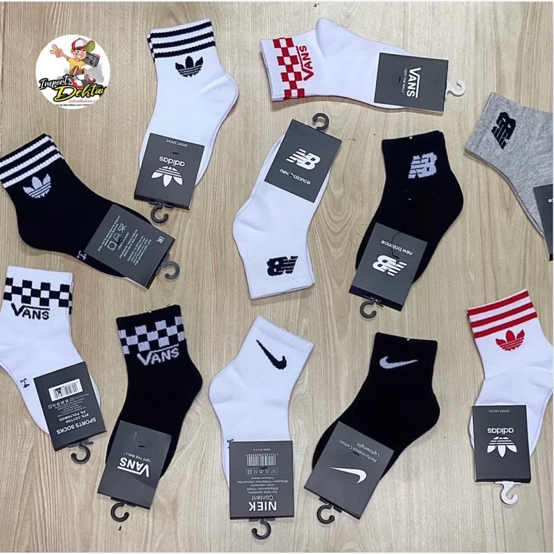 🇹🇭ส่งไว ถุงเท้าเด็ก โลโก้สวยๆ ผ้าดี เนื้อนุ่ม งานดีพร้อมป้าย ตรงปก