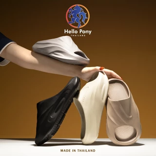 Hello Pony รองเท้าแตะแบบสวมรองเท้าผู้ชาย EVA นุ่ม เบา กันน้ำ กันลื่น ใส่สบาย Size 40-45 รุ่น MHM4009