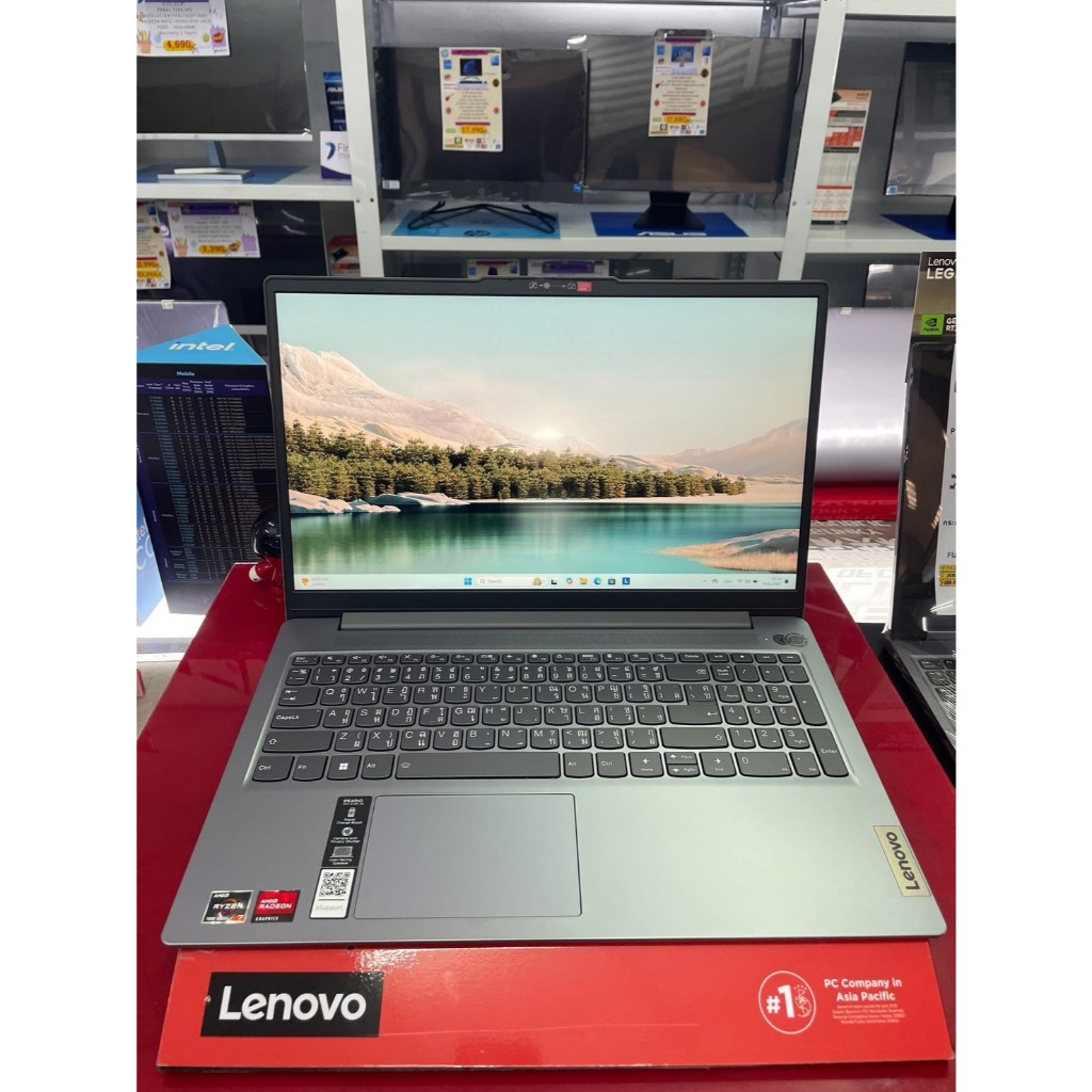 โน๊ตบุ๊ค Lenovo IdeaPad Slim 3 15ABR8 82XM00EUTA Ryzen 7 สีเทา (Arctic Grey)