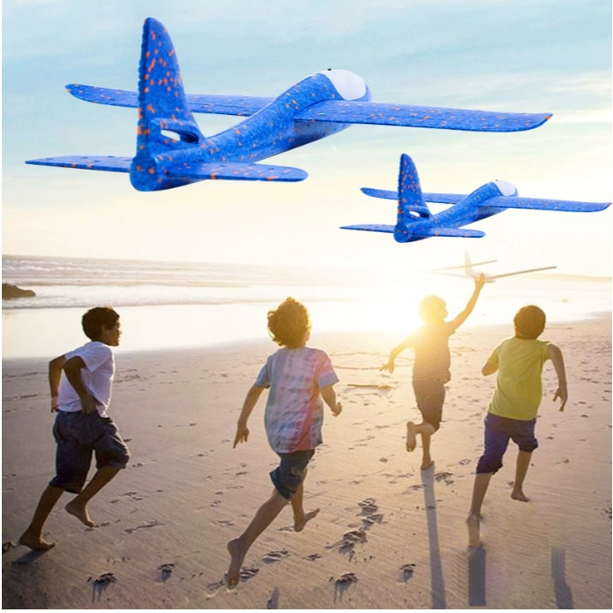 เครื่องบินโฟม ของเล่นสำหรับเด็ก เครื่องร่อน เครื่องบิน พร้อมส่ง Foam Glider Air Plane Toy For Kid