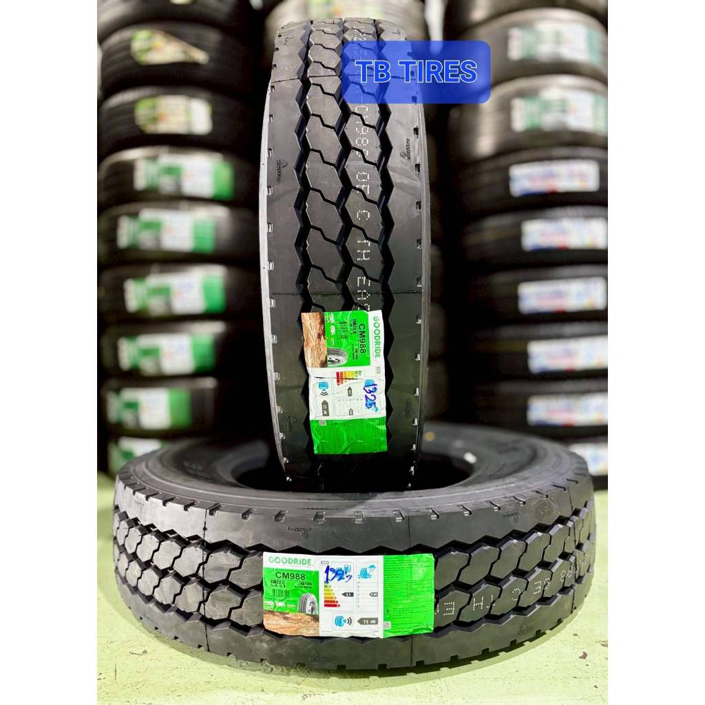ยางรถบรรทุกเรเดียล 11R22.5 16PR CM988 148/145L // GOODRIDE (ยางใหม่ปี25)