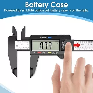 เวอร์เนียร์ ดิจิตอล 6 นิ้ว Digital Vernier caliper(0-150mm) ตัวเครื่องโลหะ การวัดที่แม่นยำ เวอร์เนียร์วัดความยาว ความละ