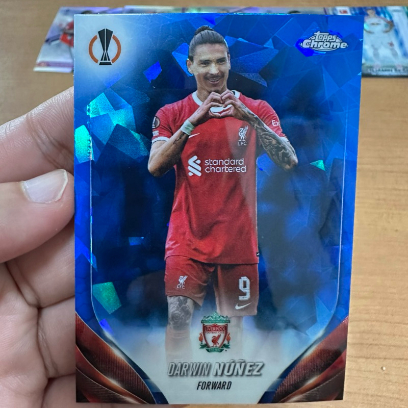 การ์ดสะสมฟุตบอลสะท้อนแสงทุกใบรวมทีมแมนยู ลิเวอร์พูล อาเซน่อล บาเซโลน่า รีลมาดริด และดาวดังมากมาย - รูปที่ 4