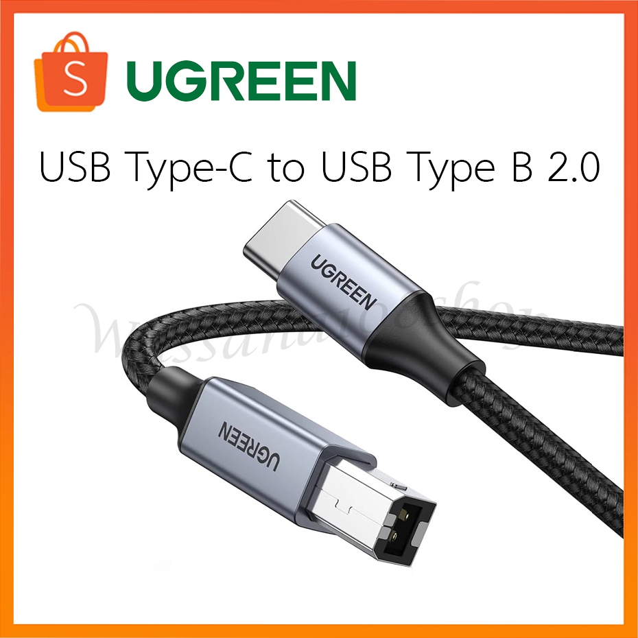 UGREEN USB Type-C to USB Type B 2.0 for Printer Scanner (US370)