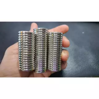 แม่เหล็กทรงกลม กว้างxหนา ขนาด 20mm. แม่เหล็กแรงสูง นีโอไดเมียม กลม Magnet Neodymium แม่เหล็ก