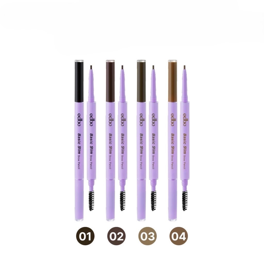 ดินสอคิ้วสลิม โอดีบีโอ เบสิค สลิม บราว เพ็นซิล Odbo Basic Slim Brow Pencil OD7021