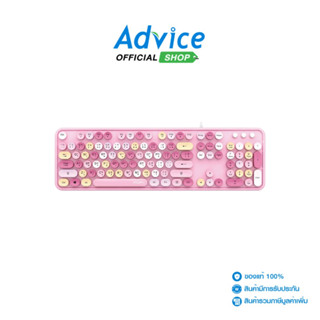 USB KEYBOARD (คีย์บอร์ด) MOFII SWEET K RETRO LIPPINK - A0168…