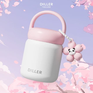 Diller Thailand Thermo Flask 200 ml. ขวดน้ำเก็บอุณหภูมิ เก็บความร้อน-เย็น กระติกน้ำสุญญากาศ ปลอดภัยไม่มีสารตกค้าง
