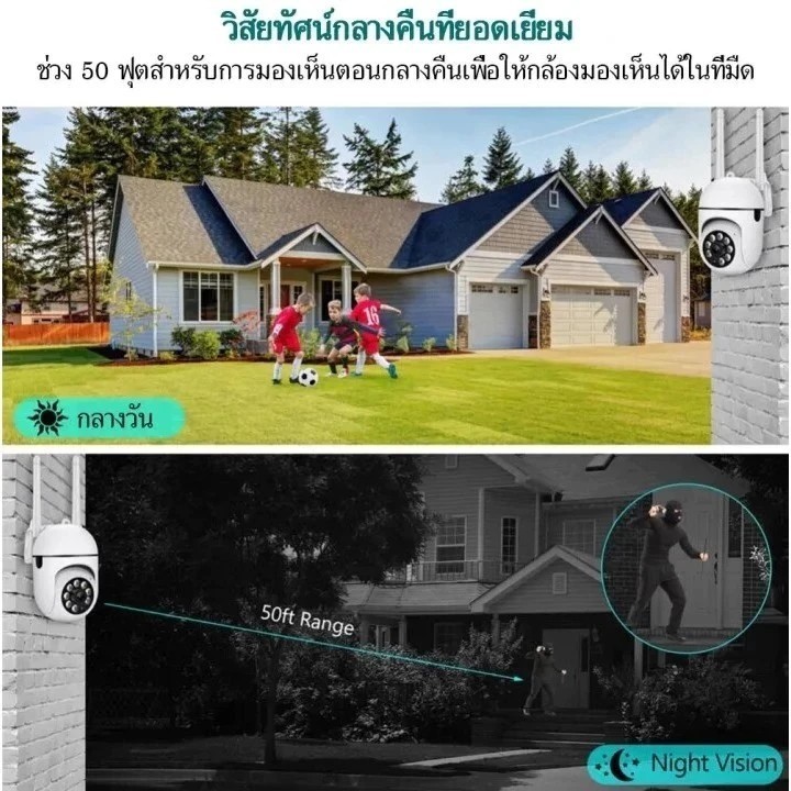 【จัดส่งที่รวดเร็ว】TP-LINK Tapo กล้องวงจรปิด 360 Wifi FHD IP Camera 3เสา4.0ล้านพิกเซล มองเห็นในที่มืด ดูภาพผ่านมือถือฟรี!