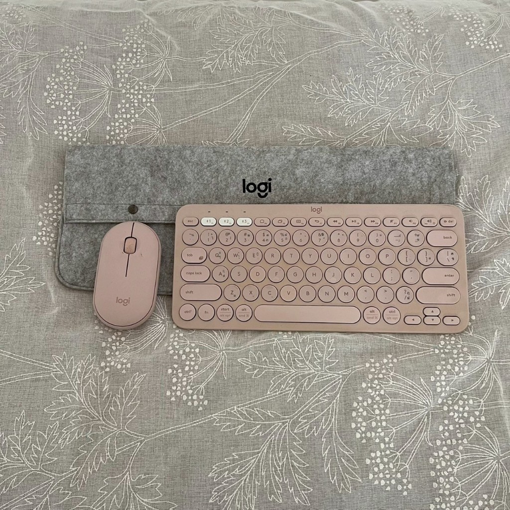 (มือสอง) Logitech K380s Keyboard & M350s Mouse Bluetooth and Wireless ชุดคีย์บอร์ดและเมาส์ไร้สาย
