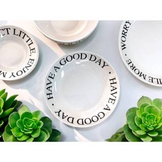 จานชามเมลามีน ลาย Cheer Up! ( เชียร์ อัพ)  แบรนด์ Srithai Su…