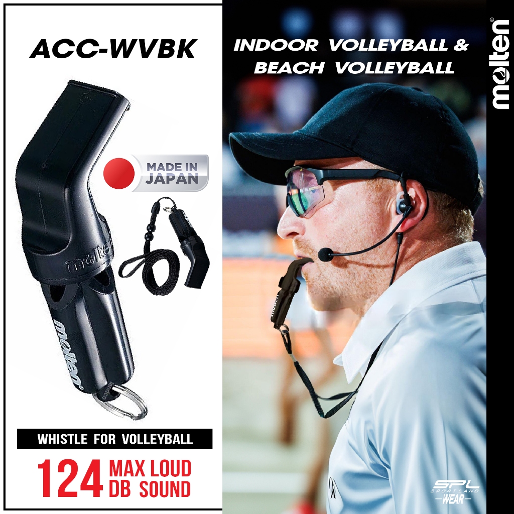 MOLTEN นกหวีด Volley Whistle ACC-WVBK(260)
