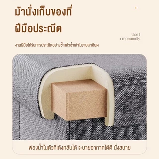 กล่องเก็บของ กล่องใส่ของที่นั่งได้ พับเก็บได้ หลายสี สวยงาม ใช้เป็นของตกแต่งได้ ผลิตจากวัสดุแข็งแรง