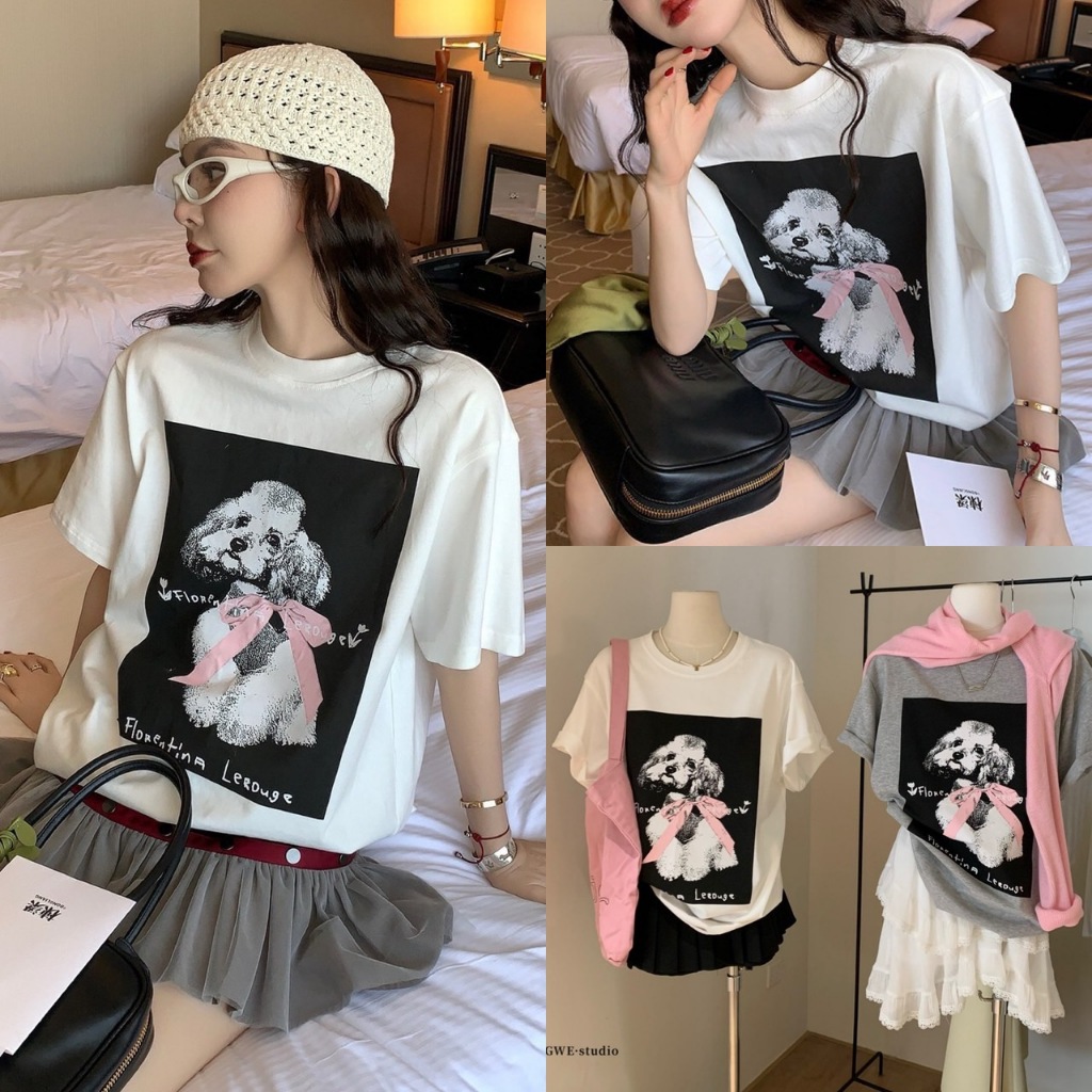 W5219 เสื้อยืดคอกลม สกรีนแน่น NEW YORK 1974 งานสวย ทรงน่ารัก แฟชั่นเกาหลี TAG WG.WE