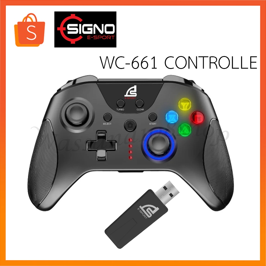 SIGNO WC-661 CONTROLLER (อุปกรณ์ควบคุมคำสั่ง) EXCUBER (PC/SWITCH/ANDROID)