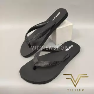 VIDVIEW !!ลดสนั่น!! รองเท้าแตะ--หนีบ-- Puppa ปุ๊บป้า (สีเทา, กรม, ขี้ม้า, ดำ, ชมพู, ฟ้า,แดง) รองเท้าแตะแบบหนีบ