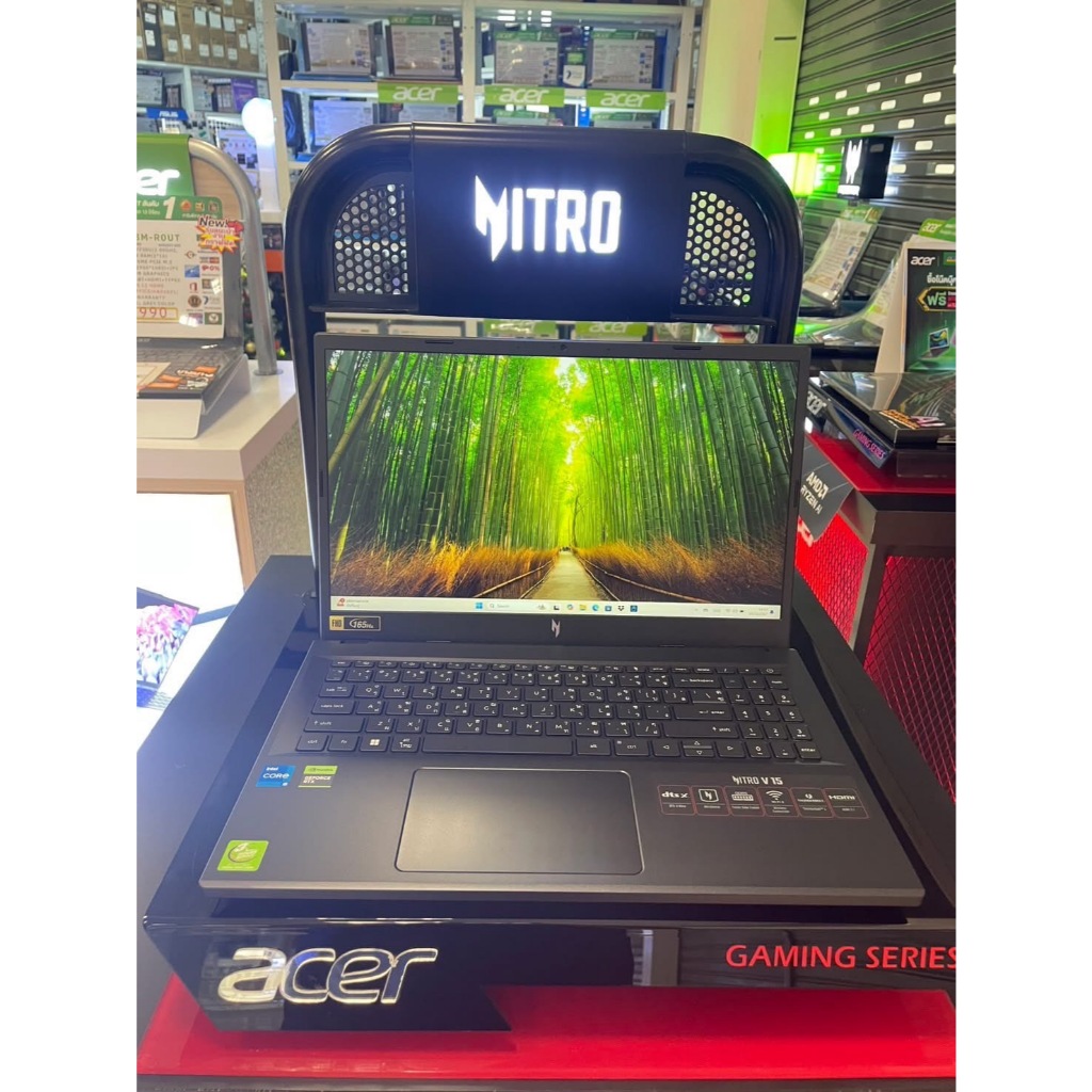 โน๊ตบุ๊ค Acer Nitro V 15 ANV15-51-50UV Obsidian Black