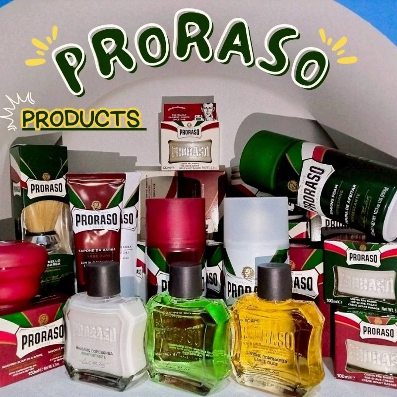 🇮🇹ฉลากไทยของแท้🇮🇹🔥Proraso Shaving ผลิตภัณฑ์โกนหนวดคุณภาพสูง เเบรนด์โปรราโซ จากประเทศอิตาลี