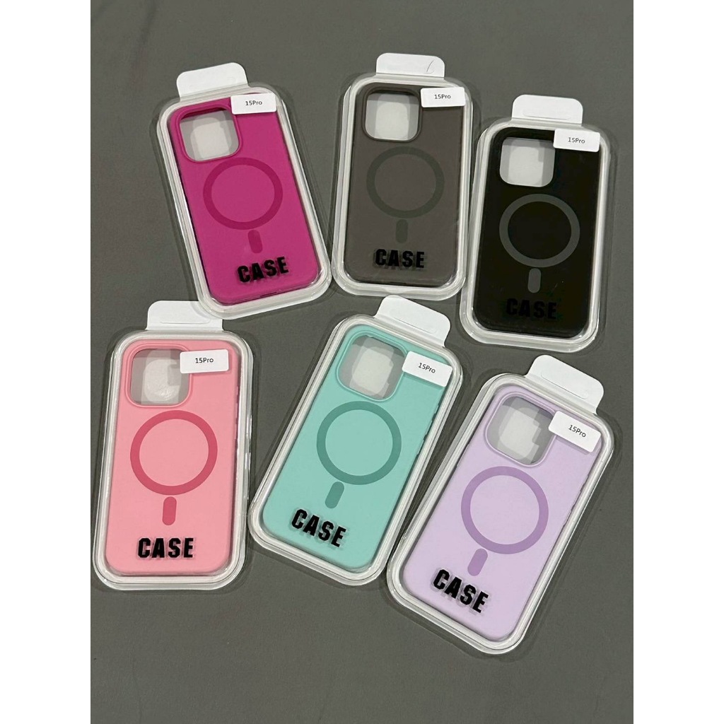 เคส Case Ip 15 15Plus 15Pro 15pro max ip 16 16Plus 16pro 16pro max เคสกำมะหยี่ รองรับชาร์จไร้สาย