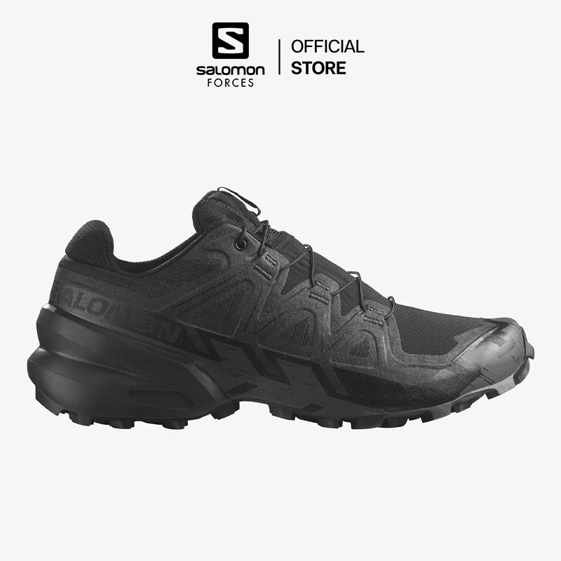 Salomon Forces - Speedcross 6 [Black] รองเท้าผู้ชาย กีฬา เดินป่า พื้นหนา ทนทาน trail running ยึดเกาะได้ดี