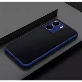 เคสขอบสีหลังแบบขุ่น ใช้สำหรับ Xiaomi Redmi 13C Poco C65 Redmi13 Redmi A5 เคสกันกระแทก ขอบสีหลังด้าน