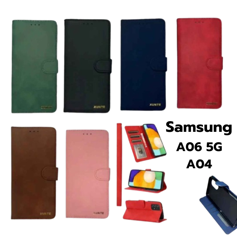 🍁For Samsung เคส กระเป๋า XUNTE4 A06 5G / A04