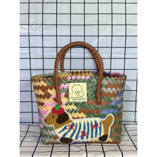 (B-1711)🔥กระเป๋าถือ กระเป๋าสาน สไตล์วินเทจคลาสสิค แฟชั่นฤดูใ…