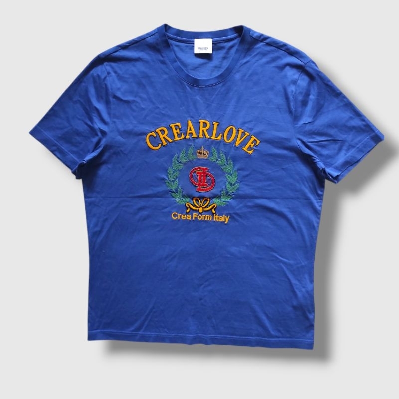 CREAFORM ITALY T-SHIRT CREARLOVE CREAFORM ITALY งานปัก ฝีมือ ไซส์ L