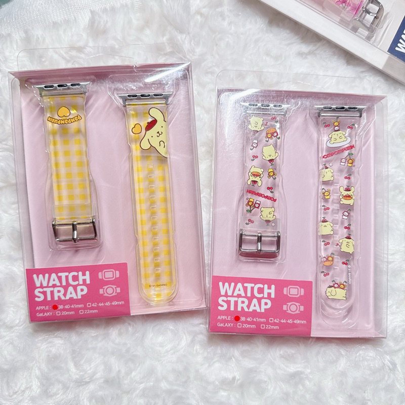 *พร้อมส่ง* สายนาฬิกาใช้สำหรับ Apple watch ลิขสิทธิ์แท้จากเกาหลี Pompompurin