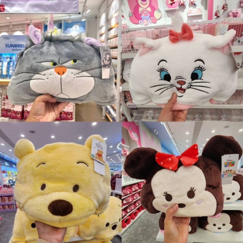 Miniso หมวกผ้าห่มแมวมารี😸ลูชิเฟอร์ ผ้านุ่มขนาด90*140cm ลิขสิทธิ์แท้