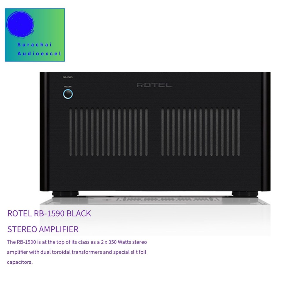 Rotel RB-1590 Stereo Power Amplifier  (BLACK)
