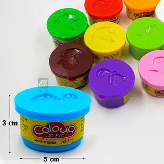 💖พร้อมส่ง💖 แป้งโดว์ 10สี 10กระปุก เสริมพัตนาการ ของเล่นเด็ก ดินเบา แป้งปั้น Color Dough Party Pack