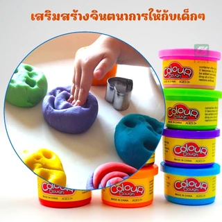 💖พร้อมส่ง💖 แป้งโดว์ 10สี 10กระปุก เสริมพัตนาการ ของเล่นเด็ก ดินเบา แป้งปั้น Color Dough Party Pack