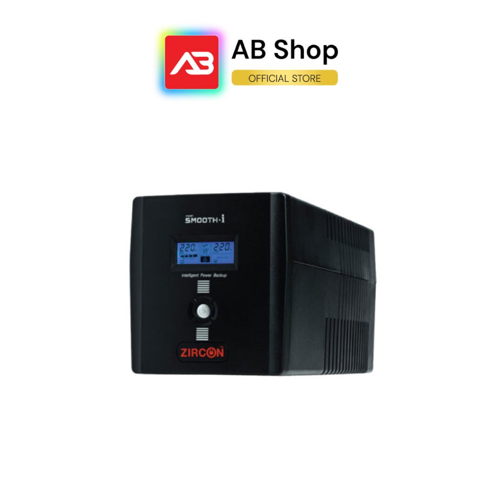 ZIRCON เครื่องสำรองไฟ Line Interactive UPS 1200VA/720W รุ่น SMOOTH-i 1200VA/720W