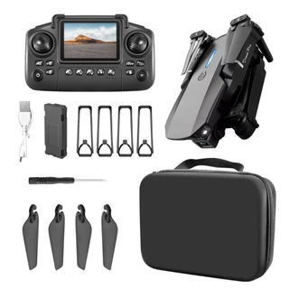โดรน E88 Pro 4K กล้องคู่ โดรนบังคับ โดรนแบบพับได้ โดรนบังคับติดกล้อง โดรนถ่ายภาพ GPS รีโมทคอนโทรล