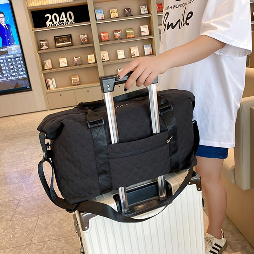 สุภาพสตรีกระเป๋าสะพายขนาดใหญ่ Tote Bag กระเป๋ายิมสำหรับผู้หญิง กระเป๋าวันหยุดสุดสัปดาห์สำหรับผู้หญิง