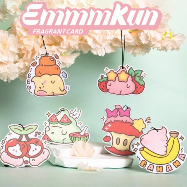 (ซองสุ่ม/พร้อมส่ง🇹🇭) แผ่นน้ำหอมน้องอุจิ/เบบี้ทรี EmmmKun Fragrant Card / Babythree  Fragrant Card