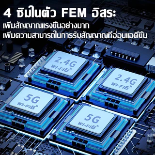 ตัวรับสัญญาณ wifi 6500Mbps (2.4GHz-5.8GHz USB) USB3.0 ตัวรับสัญญาณไวไฟ ตัวรับสัญญาณ ตัวรับสัญญาณไวไฟ