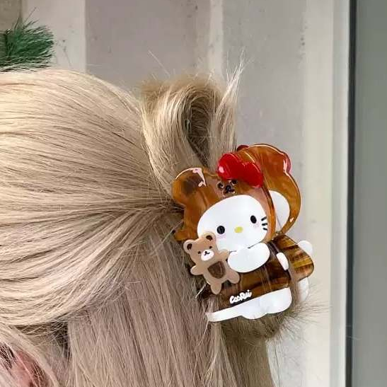(พร้อมส่ง🐱) Cute bear Kitty hairpin กิ๊บหนีบผม น่ารักมาก