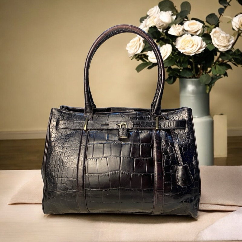 : Ann Taylor | Bags | Ann Taylor Croc Embossed Satchel...