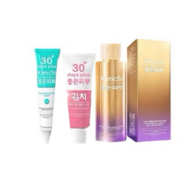ครีมกิมจิ กันแดด  เซรั่ม เฟส ครีม 30 เดย์ พลัส Kimchi Facc Cream 30 days plus ขนาด 15g
