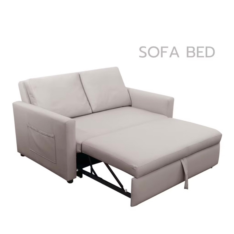 sofa bed หนังอิตาลี(ดีที่สุด) สีนอร์ติกเกรย์ แบรนด์ future living