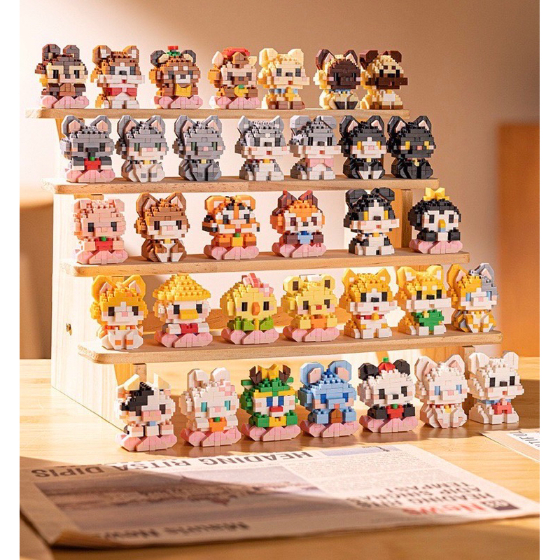 พร้อมส่งในไทย 🚚 ตัวต่อนาโนไซส์ M - Cute Zoo Animal Party Series 2