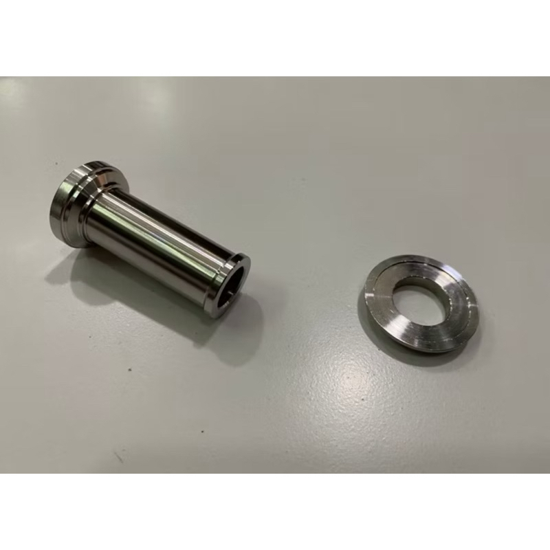 บูทรองคันสตาร์ท บูทคันเกียร์ กลึงมือ สแตนเลสเเท้100% สีเงิน w125r s  125iเลี้ยวบังลม ,w110i ทุกรุ่น - รูปที่ 6