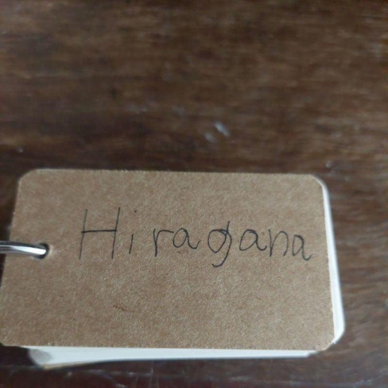 เเฟลชการ์ดช่วยจำ Katakana /Hiragana