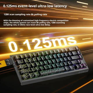 Attack Shark X68HE คีย์บอร์ดสวิตช์แม่เหล็กสําหรับเล่นเกม FPS 8K Polling Rate