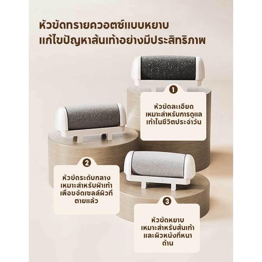 BOMIDI เครื่องขัดส้นเท้า FG01