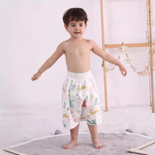 COD👶💕กางเกงนอนเด็กซับฉี่ ฝึกเลิกแพมเพิส ใส่นอนป้องกันเตียงเปื้อน กางเกงผ้าอ้อม