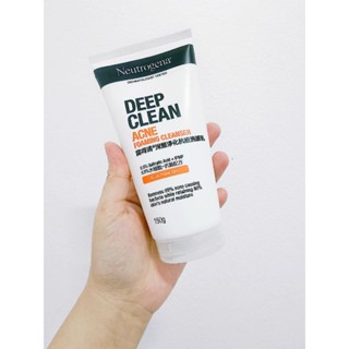 neutrogena deep clean- นูโทรจิน่า ดีพ คลีนโฟมมิ่งคลีนเซอร์ ล…