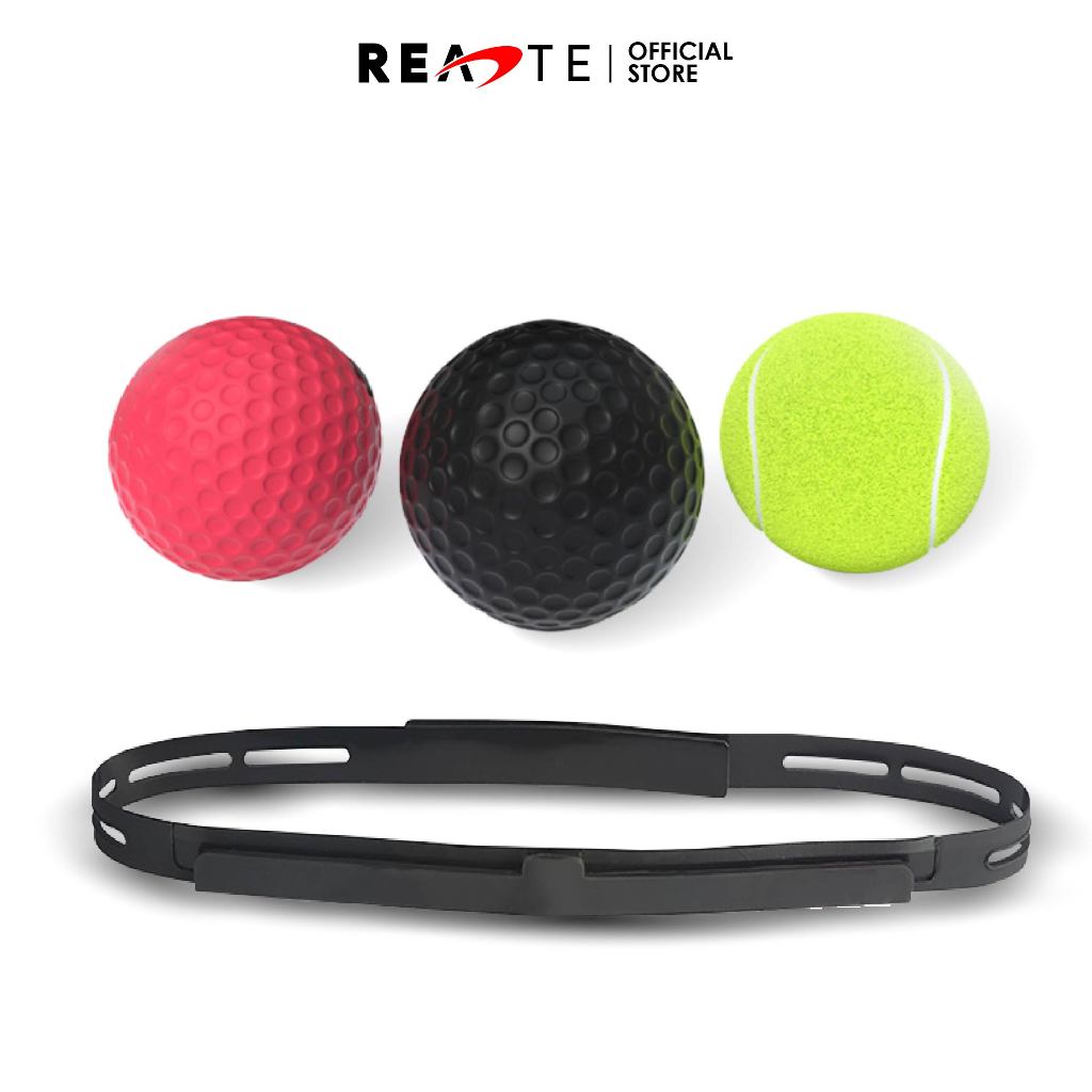 READTE ลูกบอลต่อยมวย คาดหัวชกมวย ฝึกสมาธิ BOXING REFLEX BALL